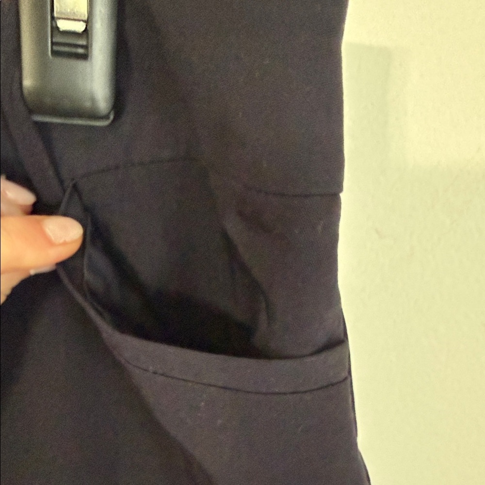 Liz Claiborne Navy Blue Audra Straight Leg Trousers - Picture 4 of 8